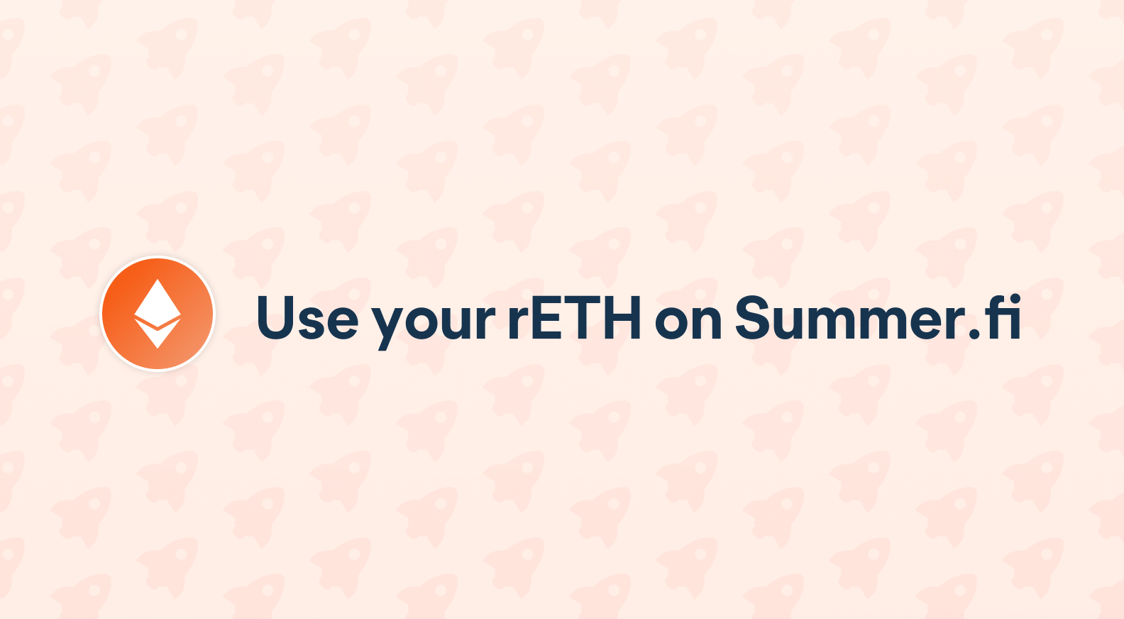 Multiply Your rETH On Summer.fi