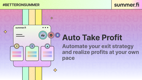 Auto Take Profit:  Automate your exit strategy and realize profits at your own pace