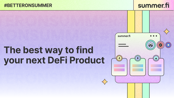 The best way to find your next DeFi Product